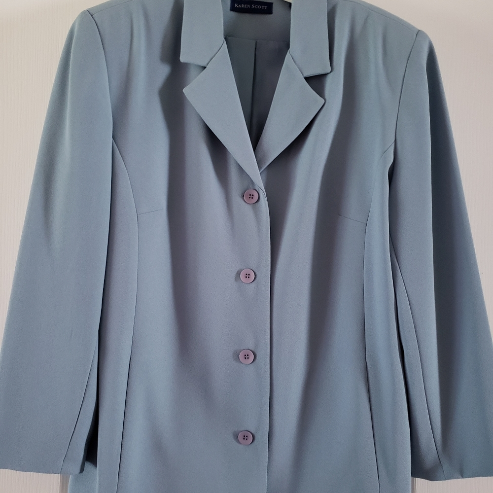 Karen Scott Blazer Pantsuit